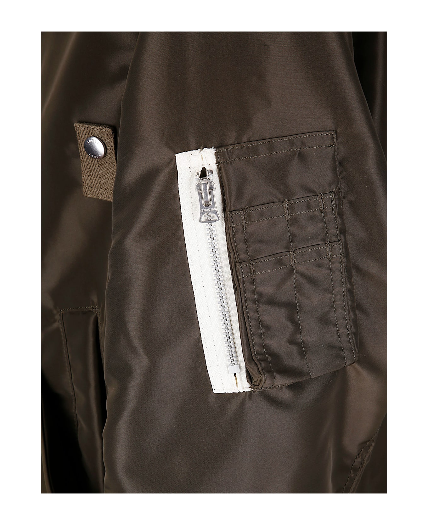 Sacai Nylon Twill Blouson - D/KHAKI