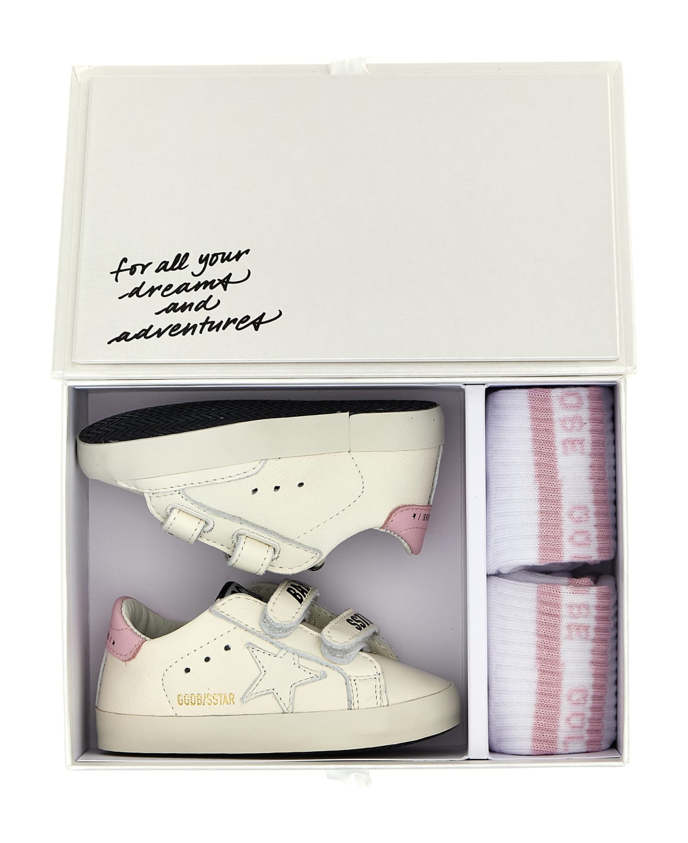 Golden Goose 'baby School Set' Sneakers - Pink