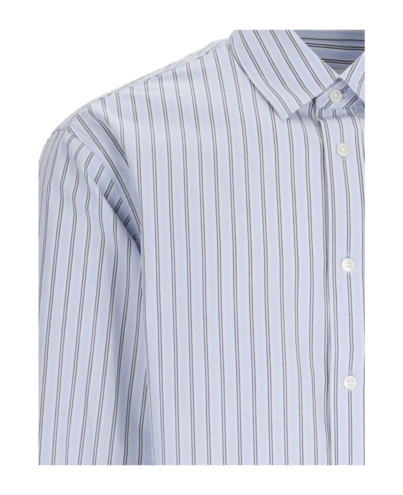 Closed Striped Shirt - Blue