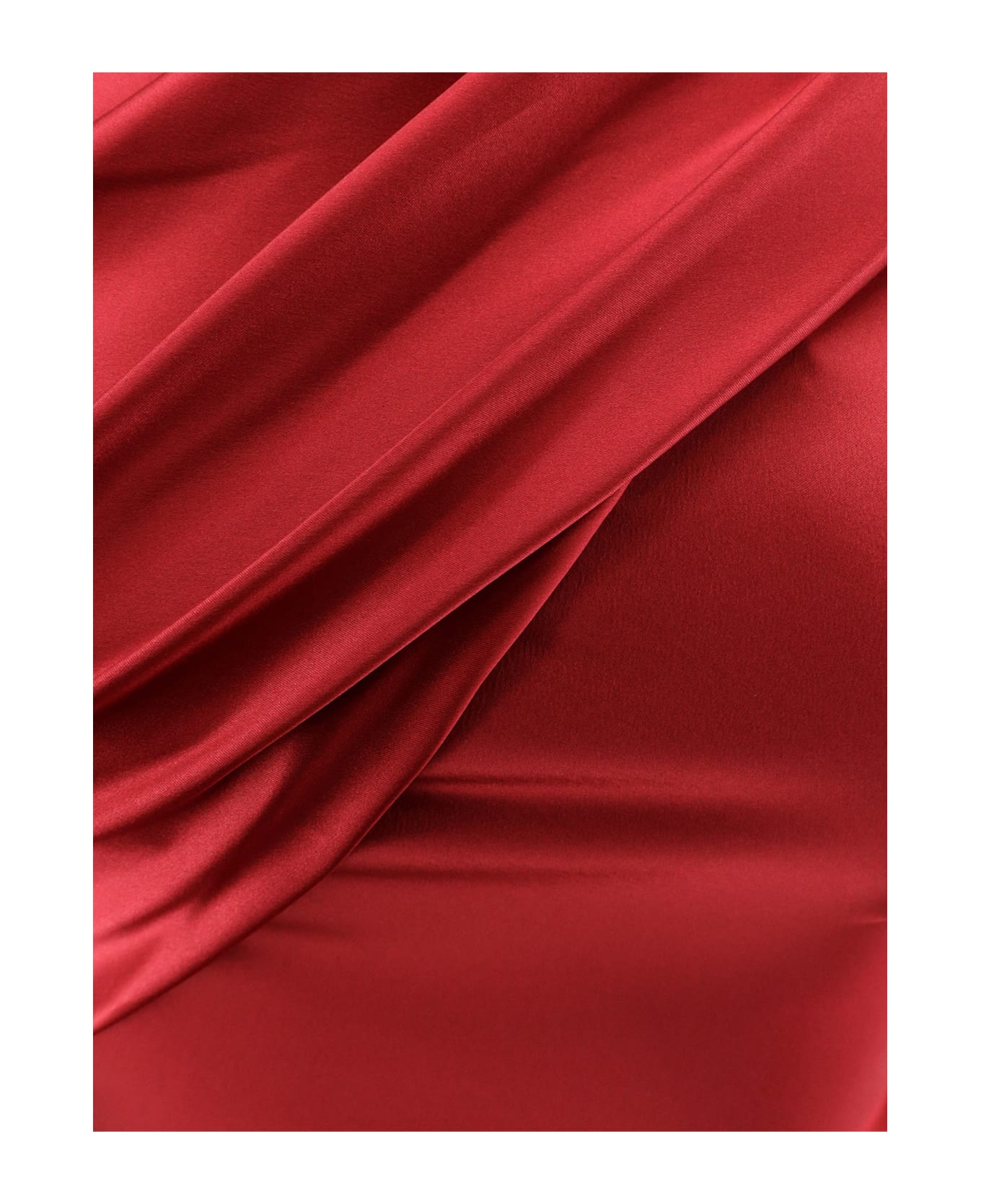 La Petit Robe Di Chiara Boni Zenax Short Satin Dress - Brown