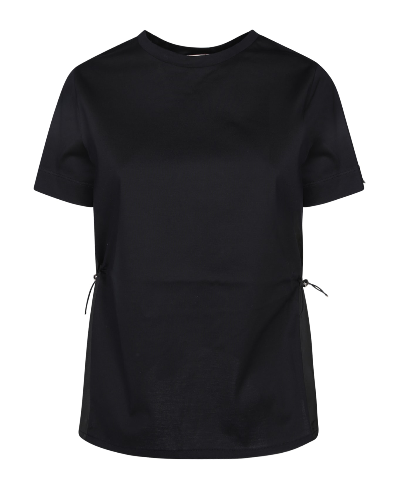 Herno Short Sleeves Black T-shirt - Black