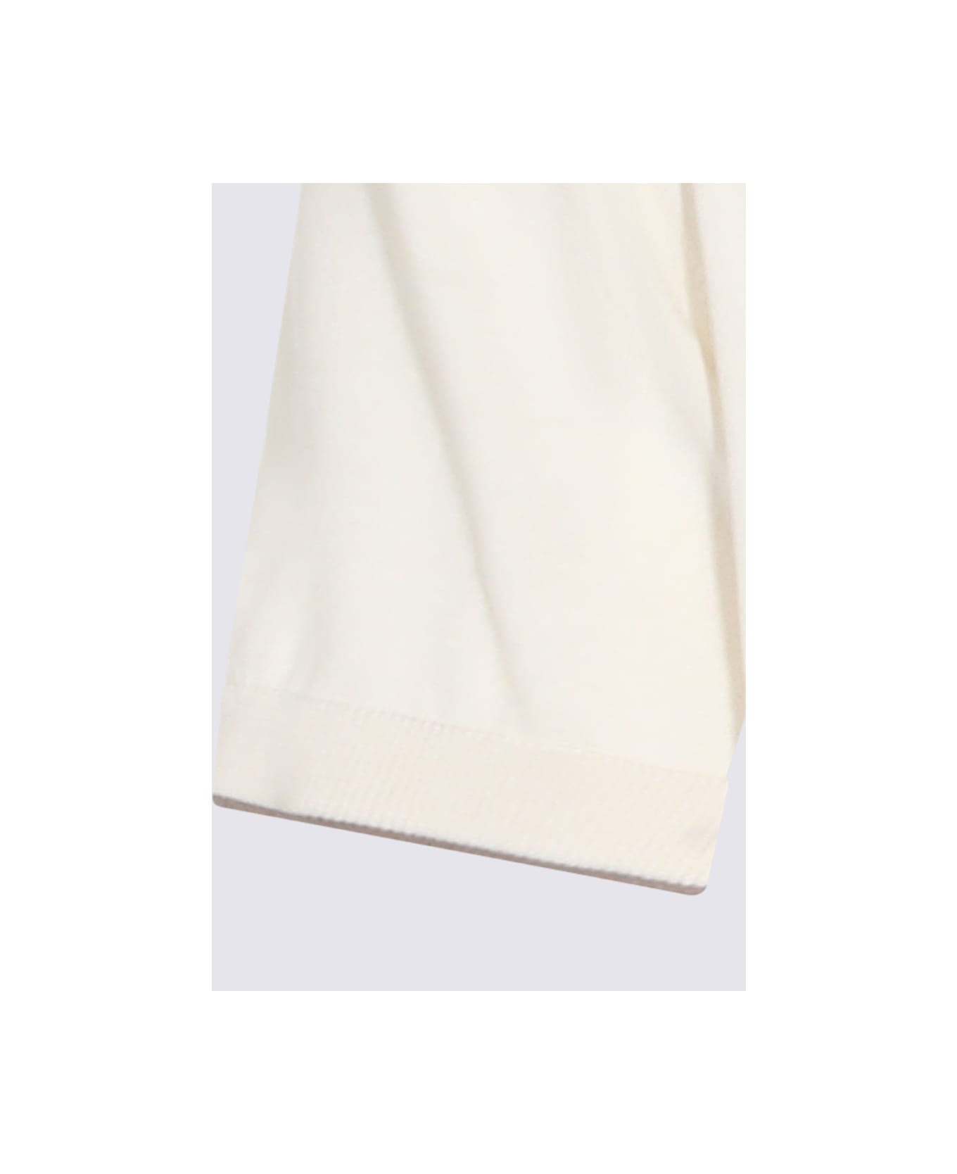 Brunello Cucinelli White Cotton Polo Shirt - ENGLISH WHITE