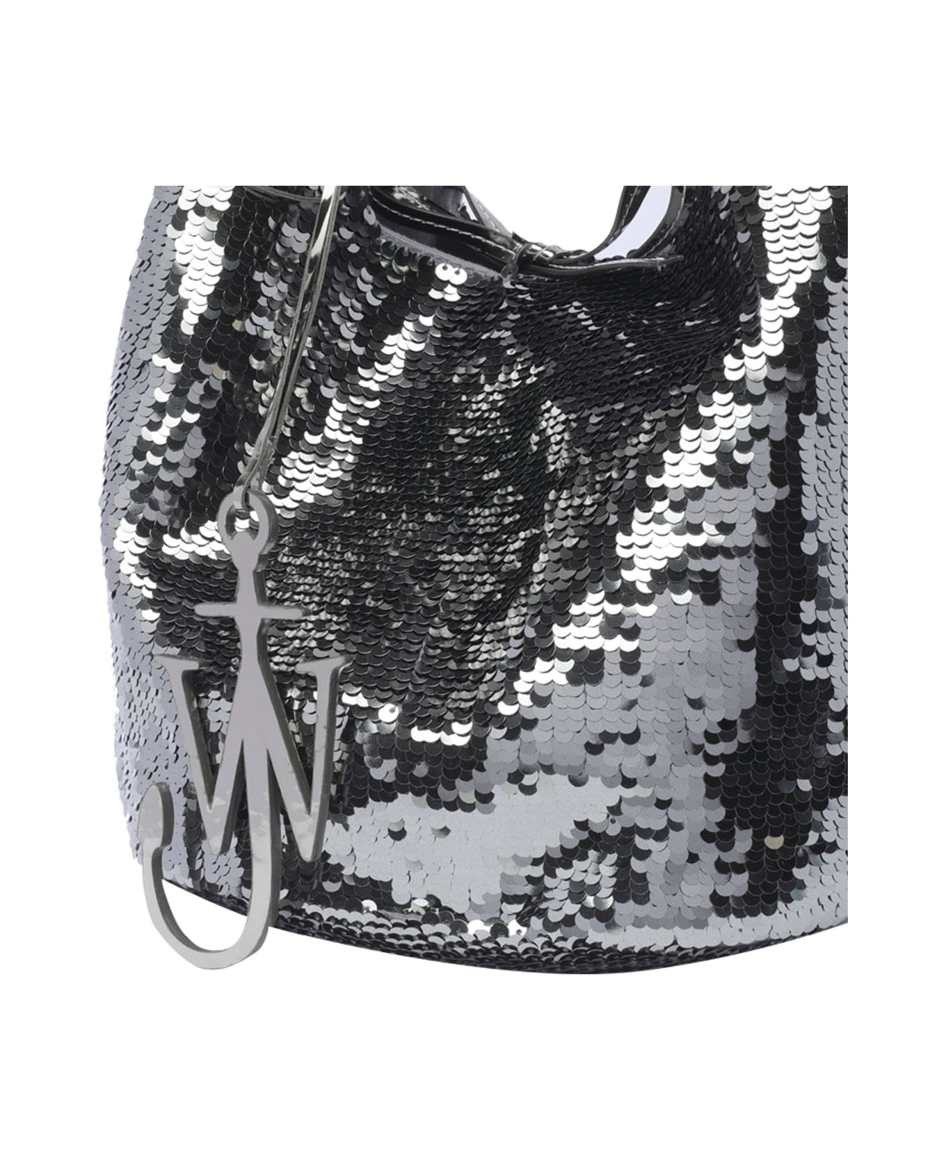 J.W. Anderson Mini Sequins Shopping Bag - Charcoal