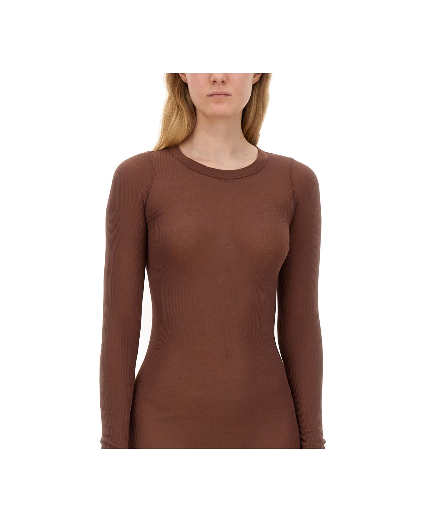 Rick Owens Viscose Dress - BROWN