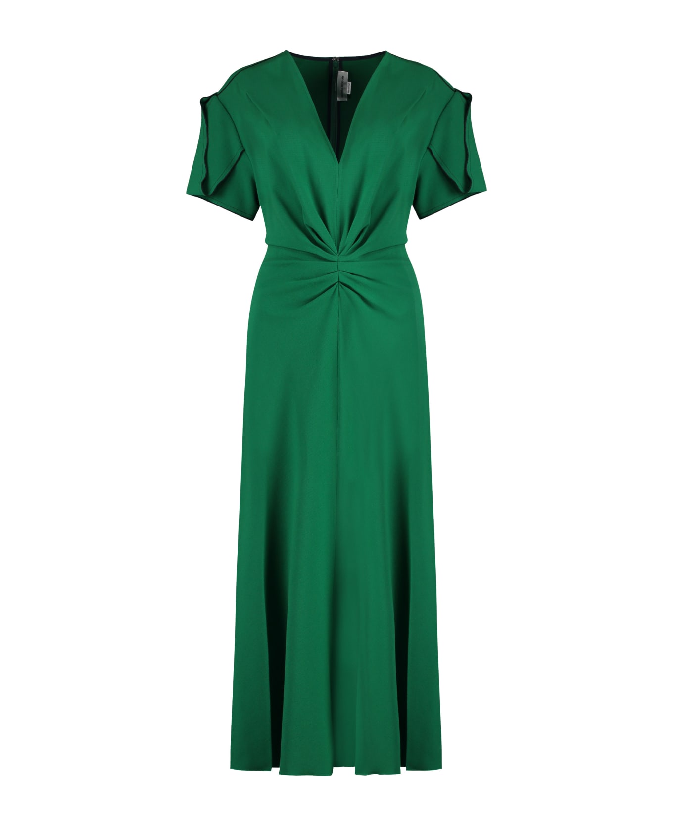 Victoria Beckham Crepe Dress - green