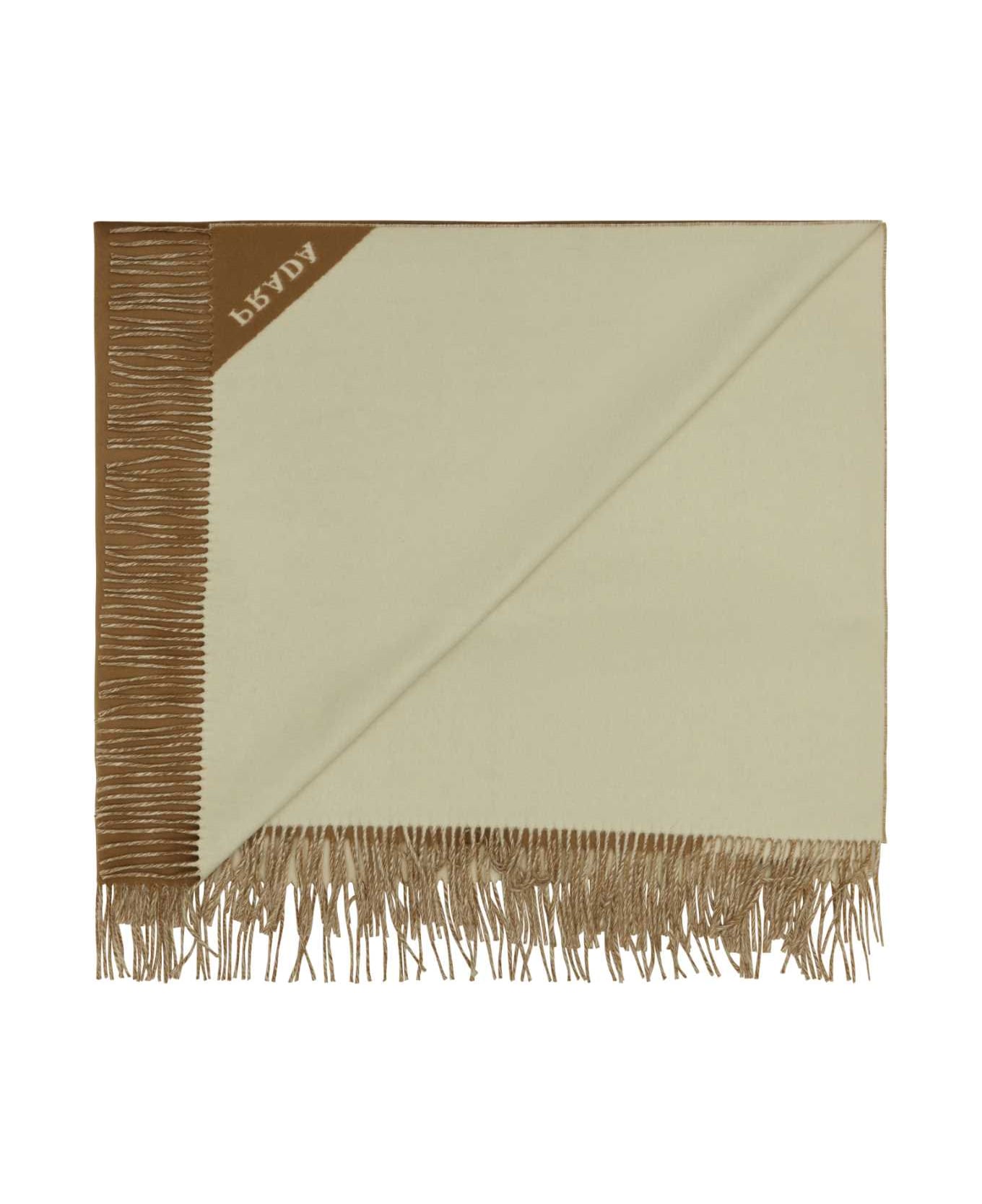 Prada Camel Cashmere Blanket - CAMMELLO+TALC