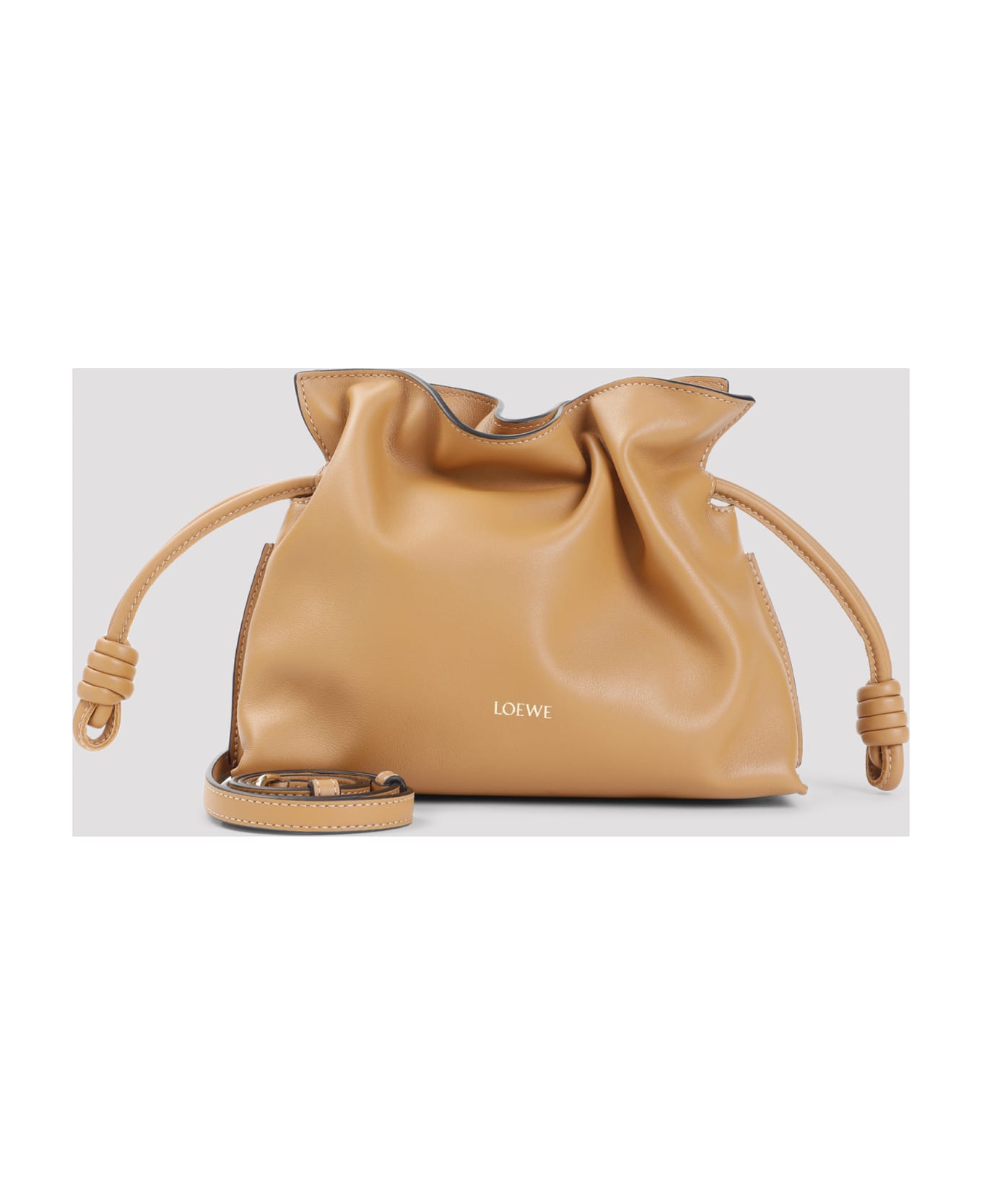 セール！Loewe Flamenco clutch Mini A411FC2X17 Mini Flamenco clutch in nappa calfskin Beige - LOEWE