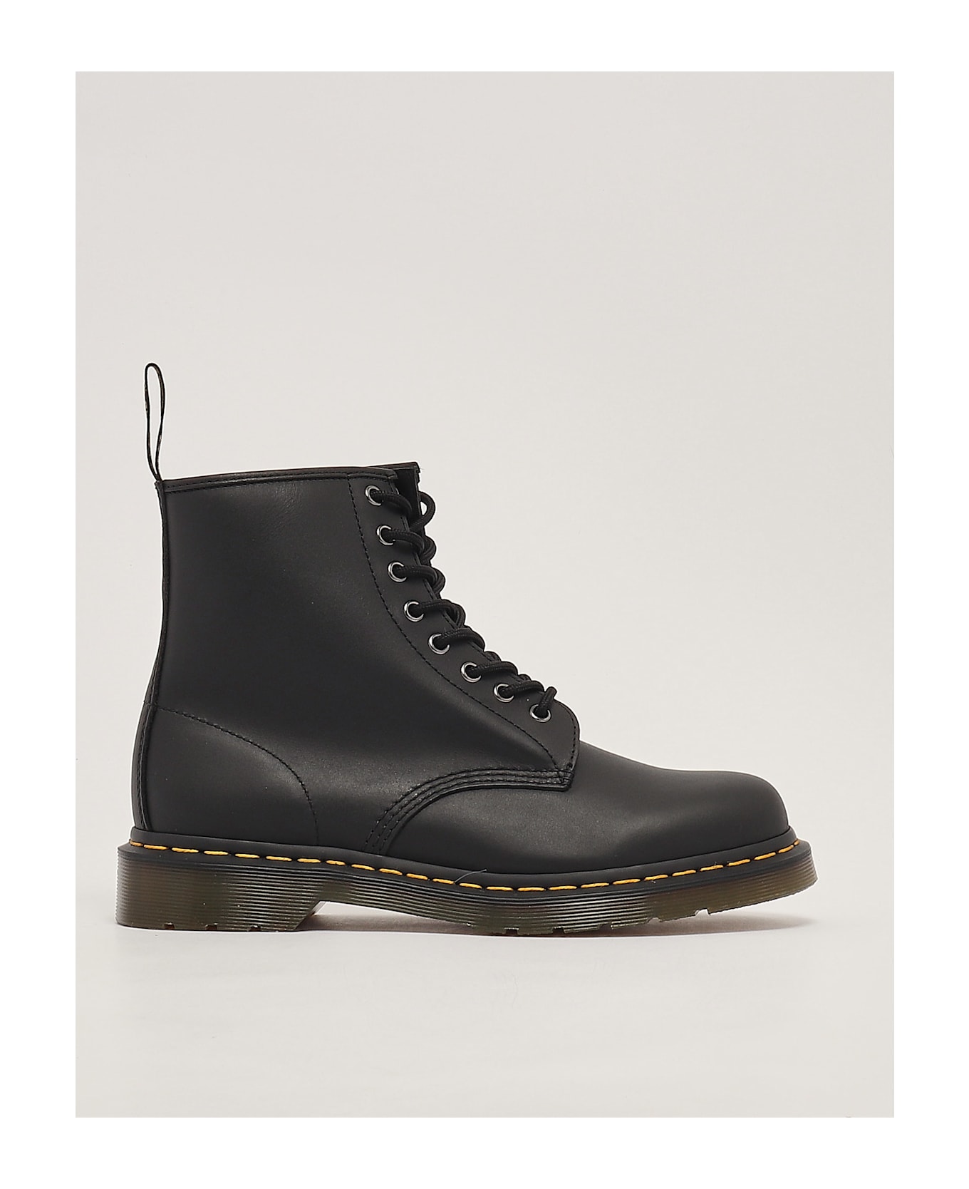 Dr. Martens Stivali Stringati In Nappa Boots - NERO