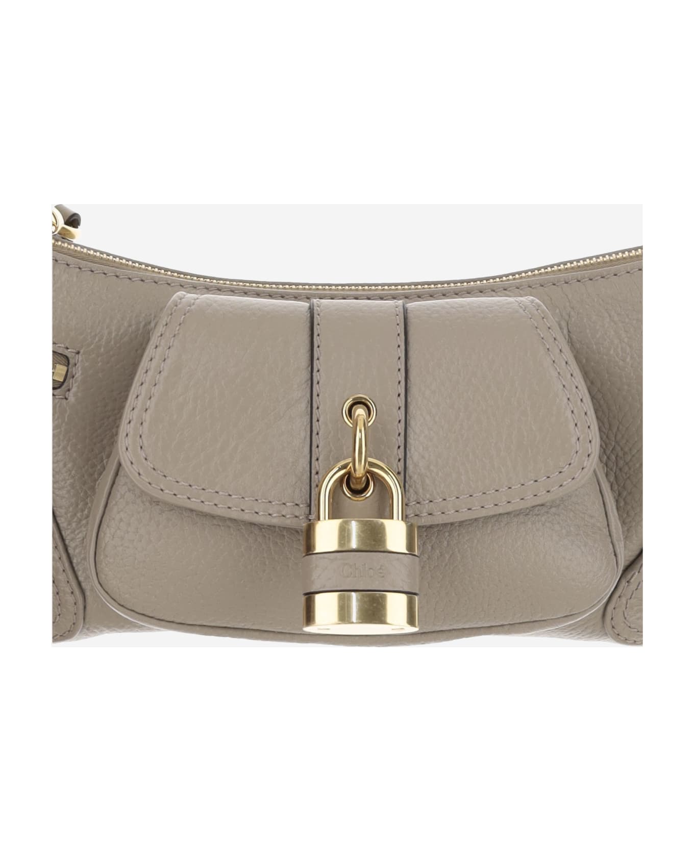 Chloé 99 Leather Shoulder Bag - Grey