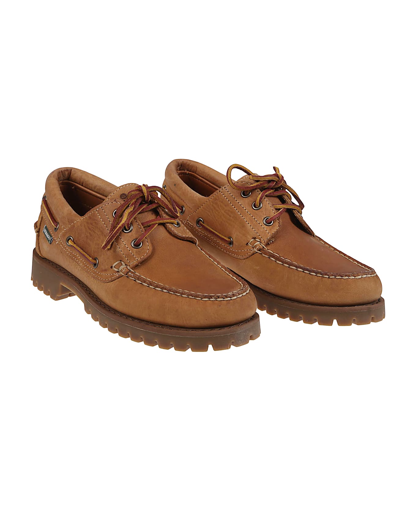Sebago Acadia Crazy Horse Lace-up Shoes - Brown Tan