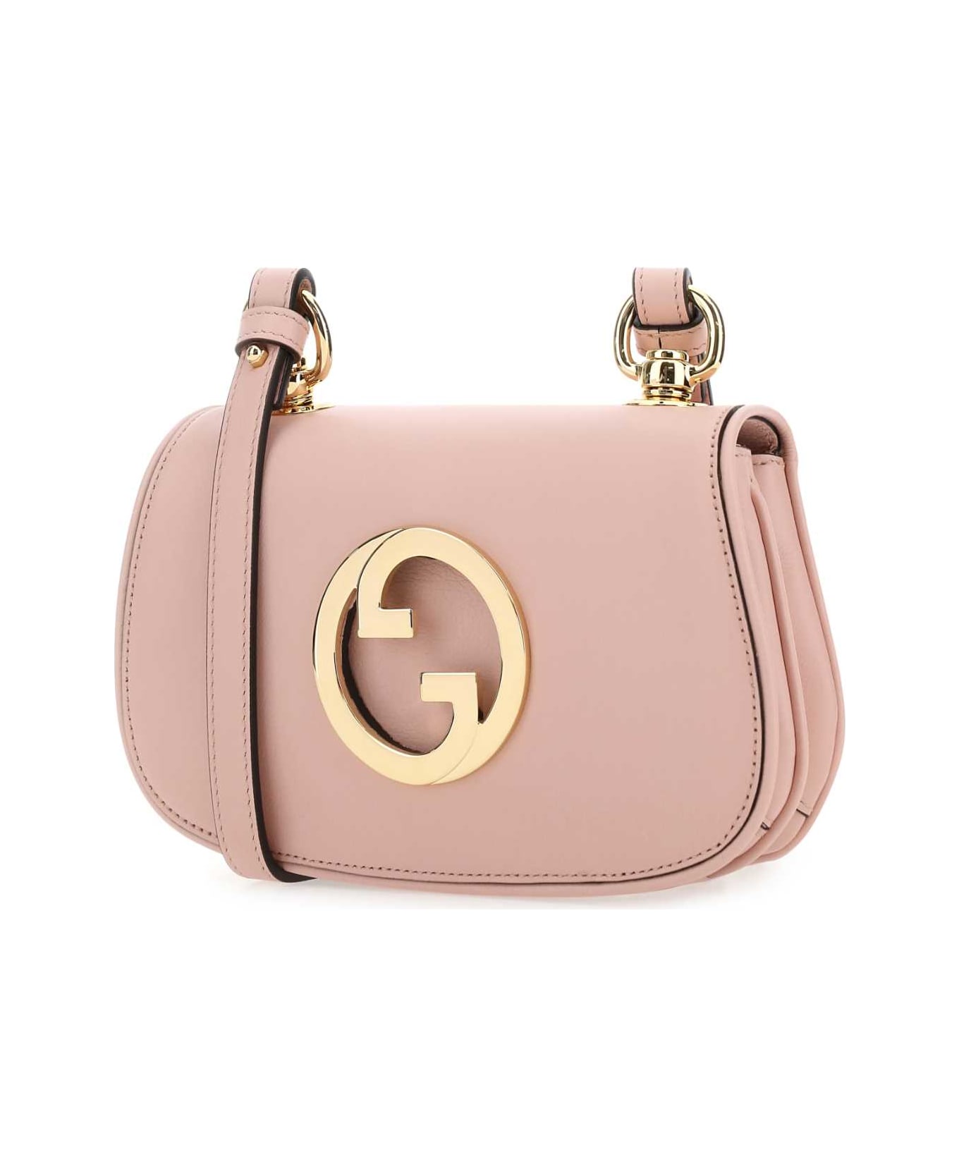 Gucci Pink Leather Gucci Blondie Crossbody Bag - Pink