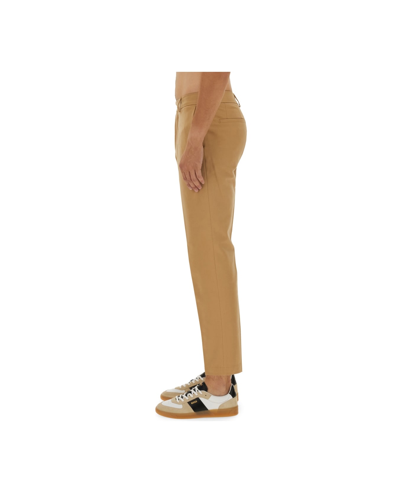 Hugo Boss Regular Fit Pants - BEIGE