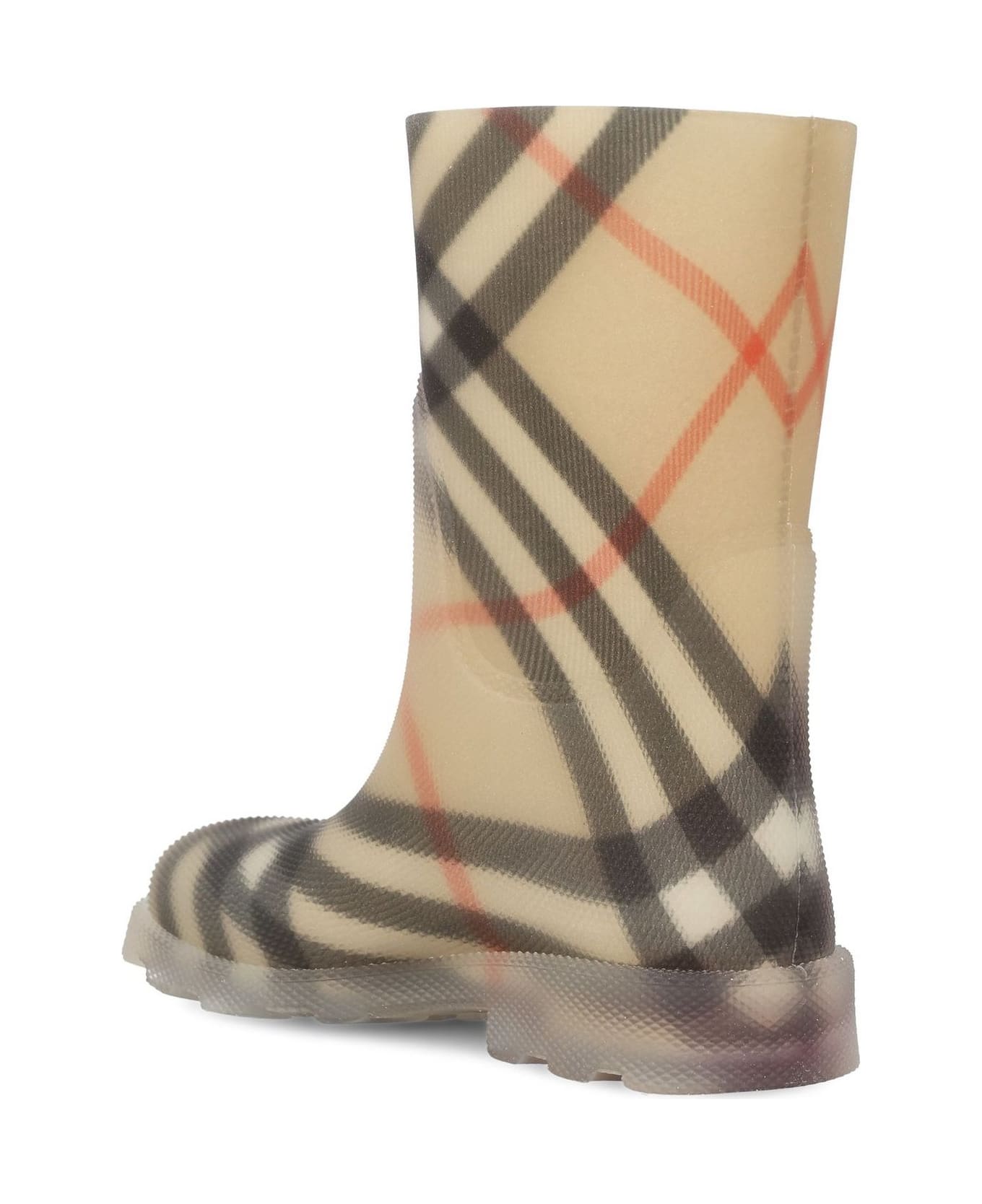 Burberry Marsh Checked Slip-on Ankle Boots - NEUTRALS