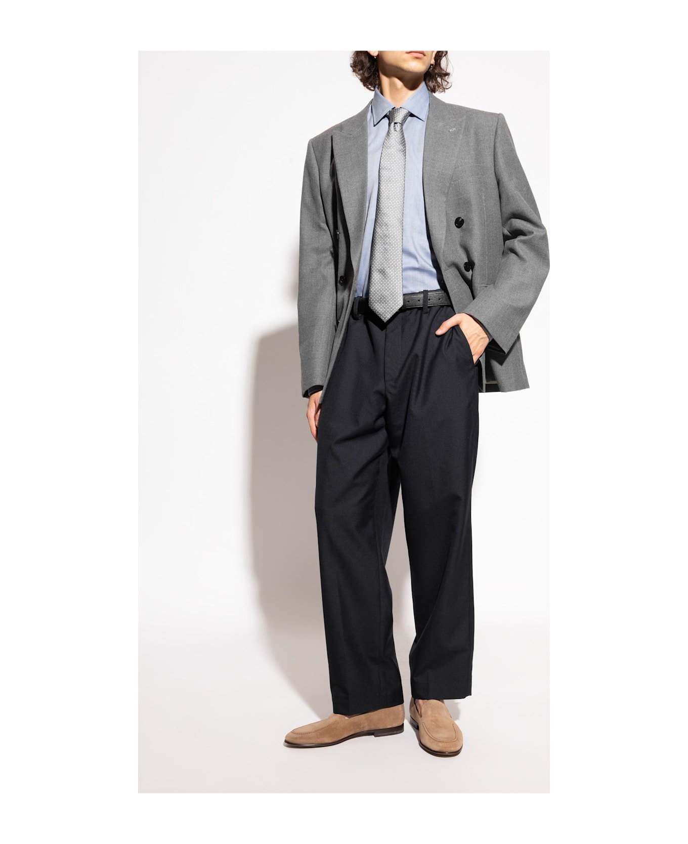 Dolce & Gabbana Suede Shoes 'split' - BEIGE