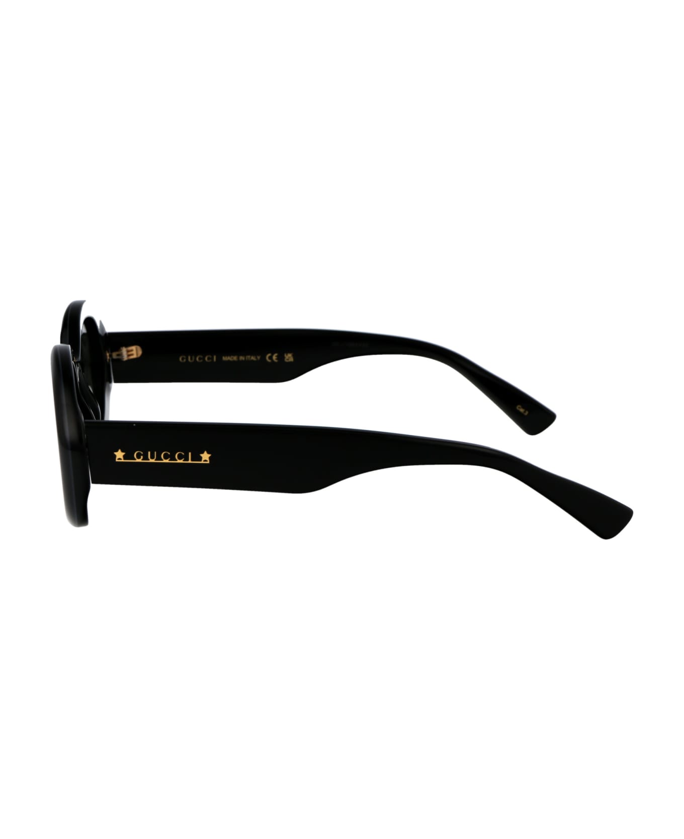 Gucci Eyewear Gg1587s Sunglasses - 001 BLACK BLACK GREY