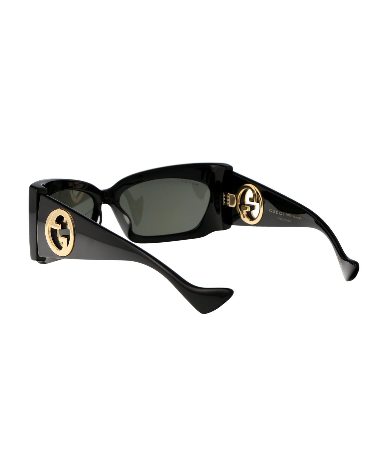 Gucci Eyewear Gg1412s Sunglasses - 001 BLACK BLACK GREY