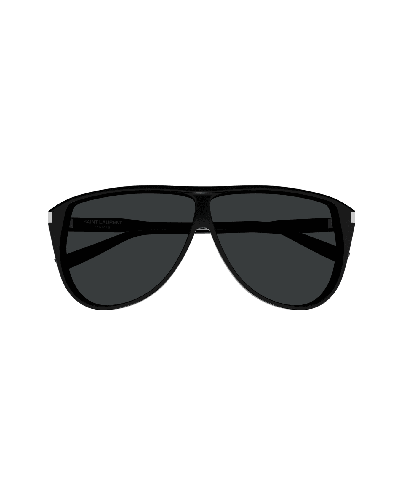 Saint Laurent Eyewear Saint Laurent Sl 731 Gaspar Linea Corner Angle 002 Black Black Sunglasses - Nero