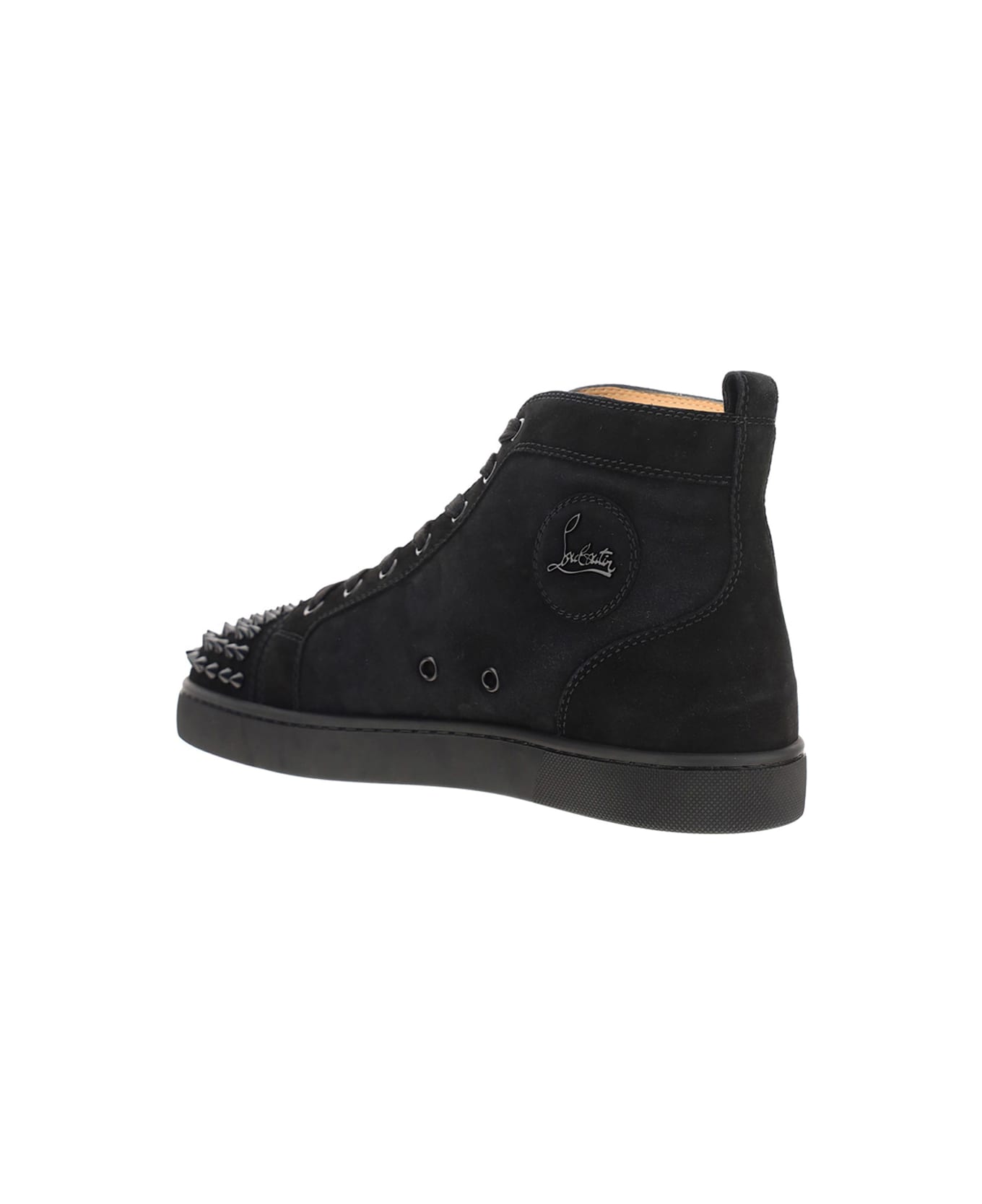 Boot Louboutin Lou Spikes Sneakers - Black/black/bk