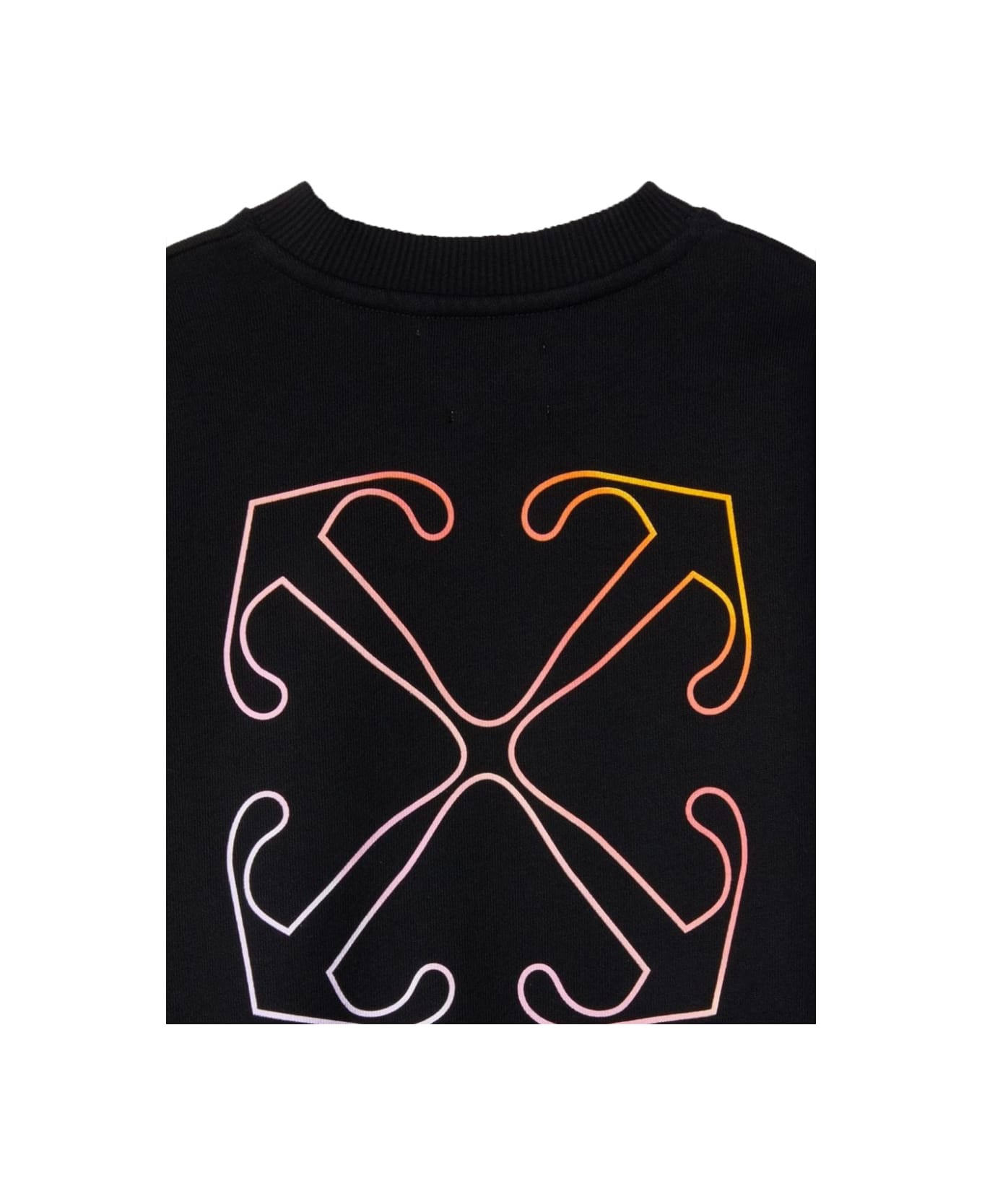 Off-White Arrow Rainbow Crewneck - BLACK