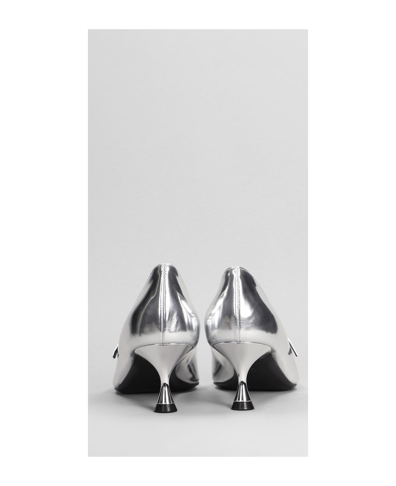 Marc Ellis Pumps In Silver Leather - silver