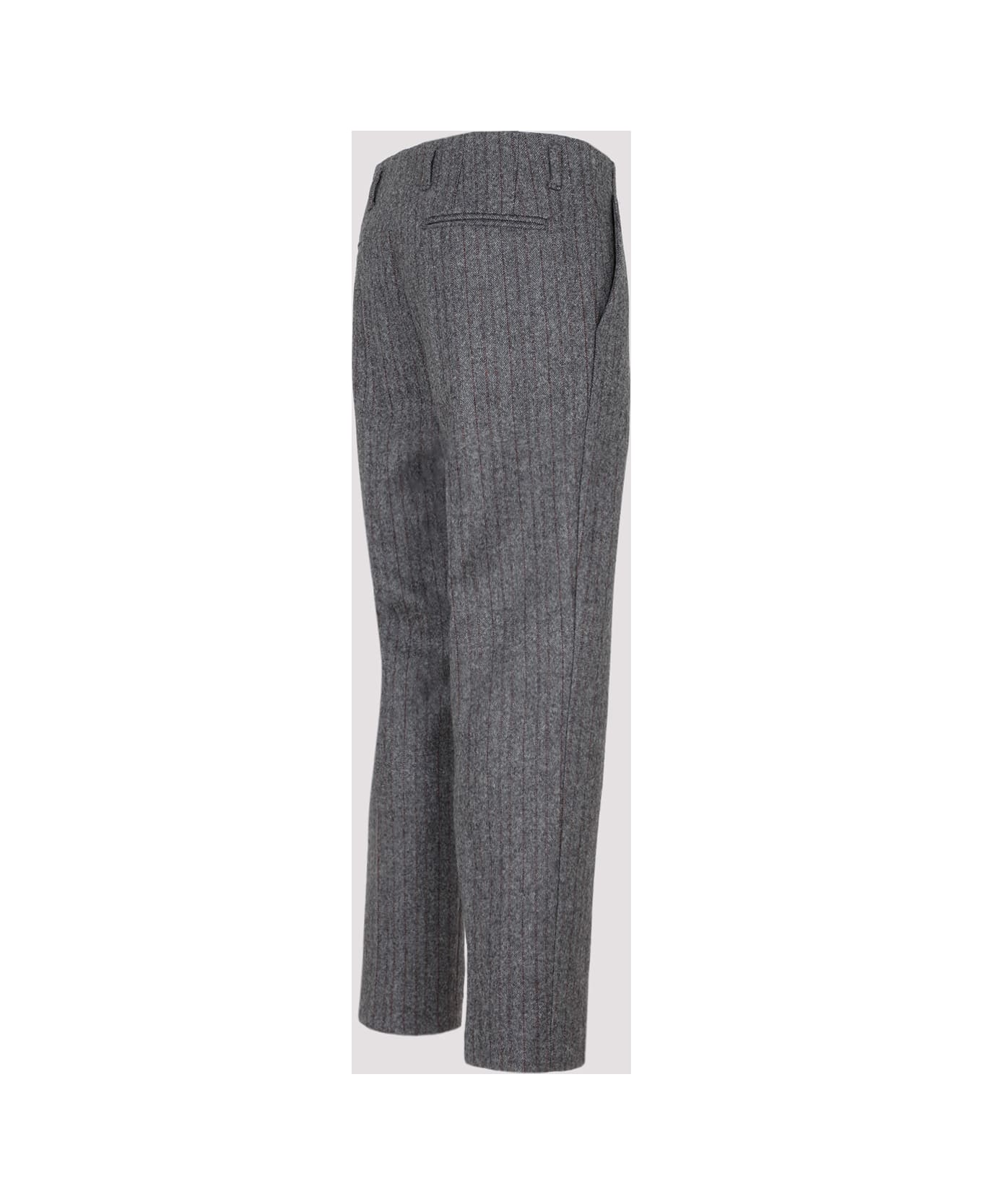 Dries Van Noten Wool Pants - Grey