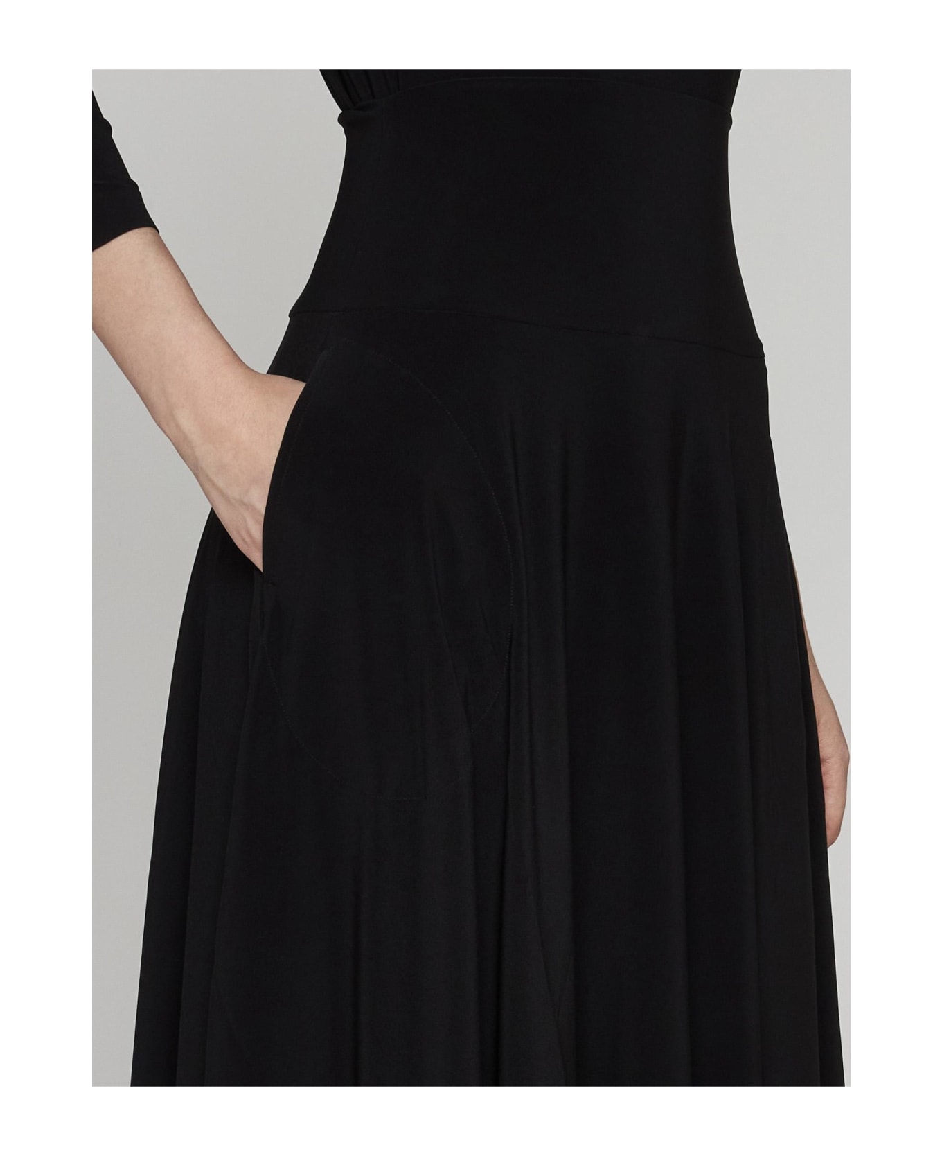 Norma Kamali Jersey Skirt - Black