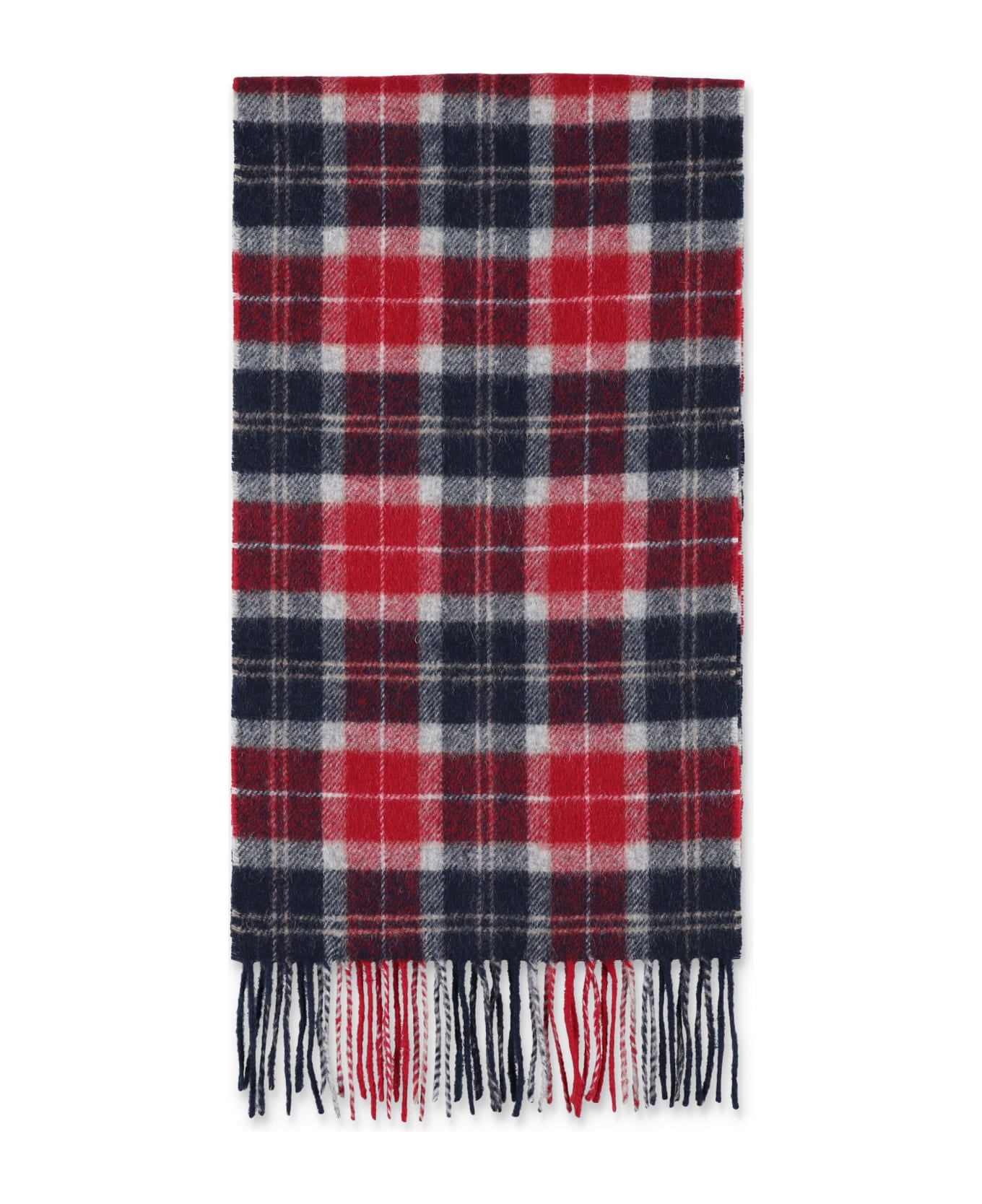 Barbour Scarf Check - RED/NAVY TARTAN