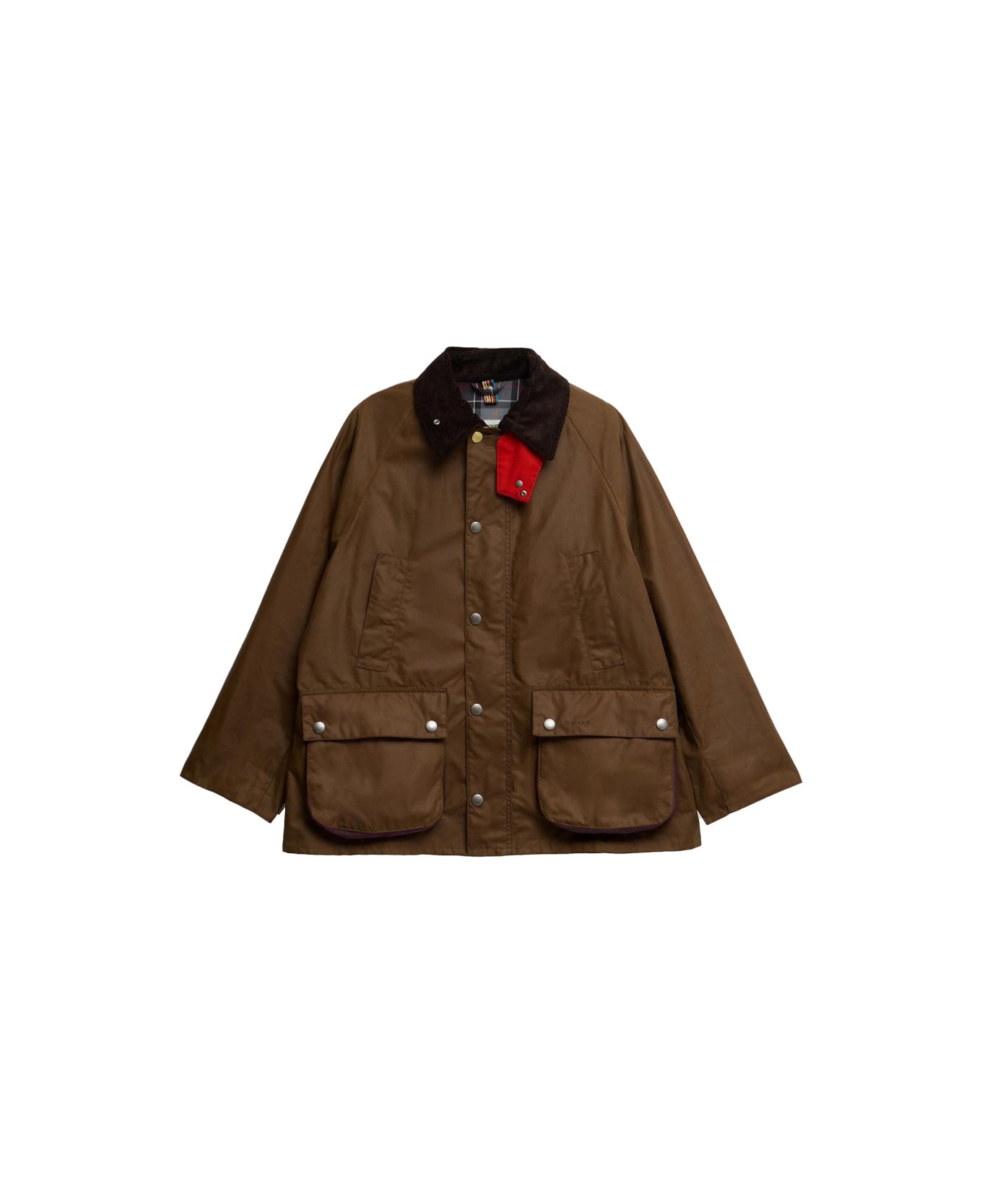 Paul Smith Waxed Cotton Jacket - BROWN