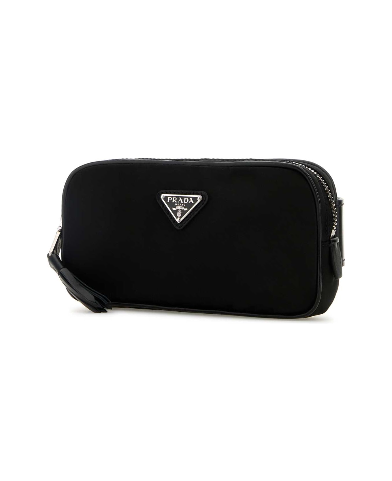 Prada Black Re-nylon Belt Bag - NERO