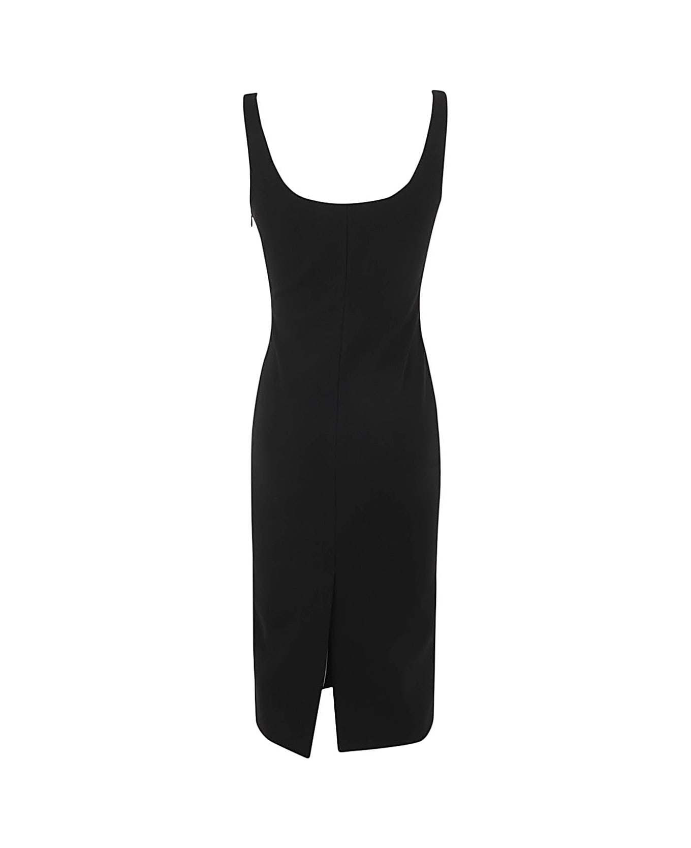 Blumarine 2a417a Midi Dress - Black ワンピース＆ドレス