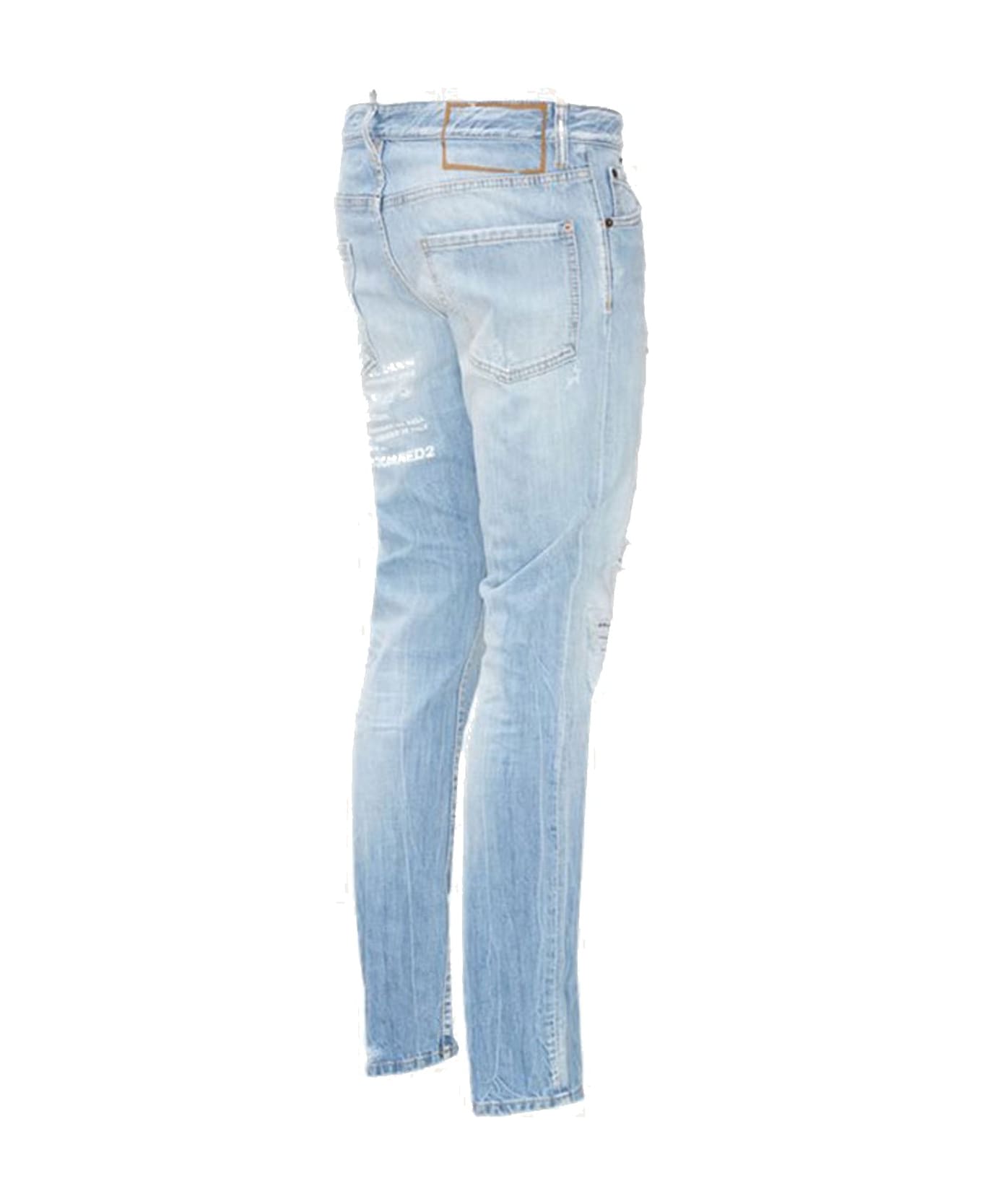 Dsquared2 Cotton Denim Jeans - Blue