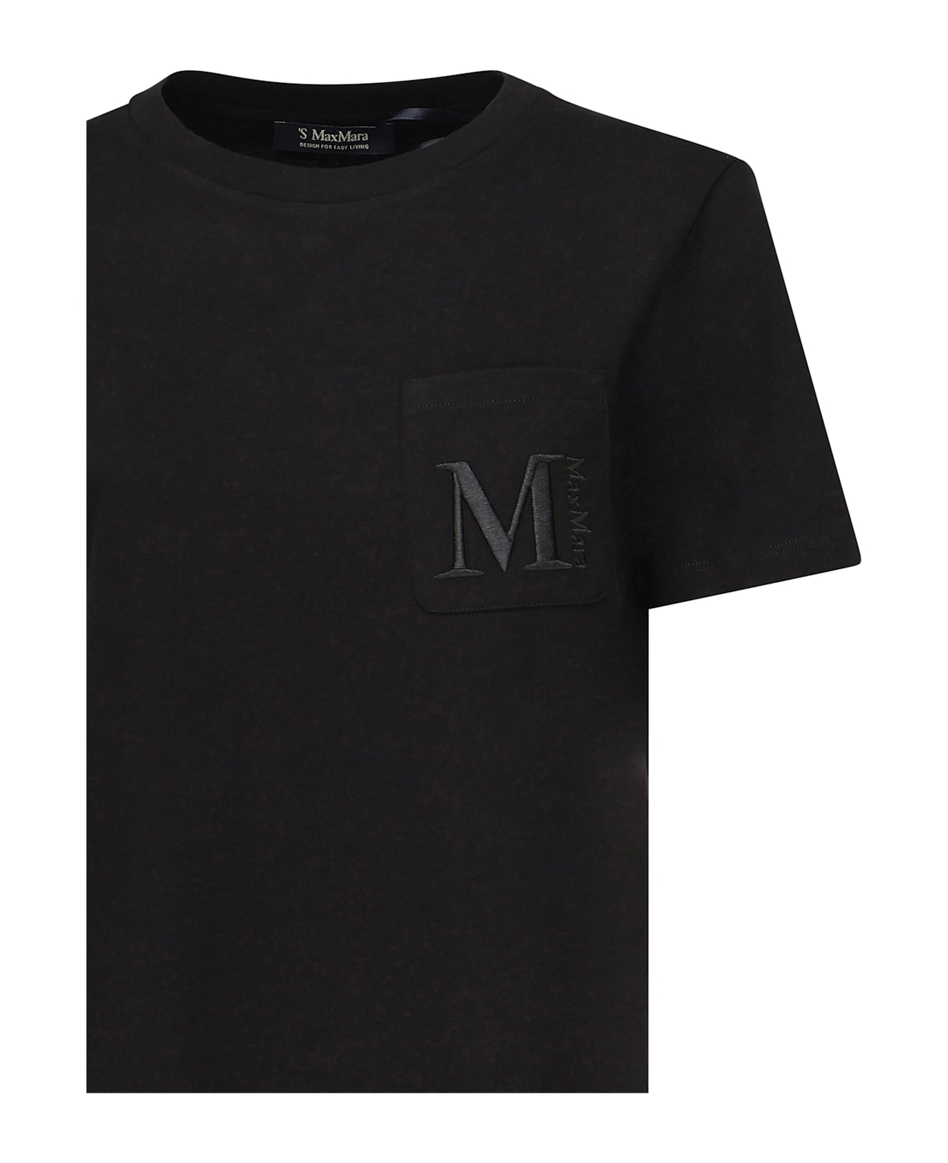
S Max Mara Logo T-shirt - Nero