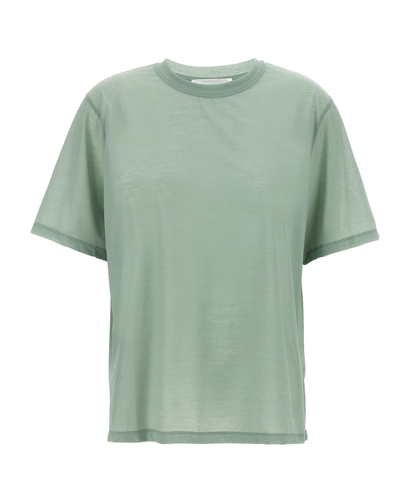 Victoria Beckham Logo Embroidery T-shirt - Green