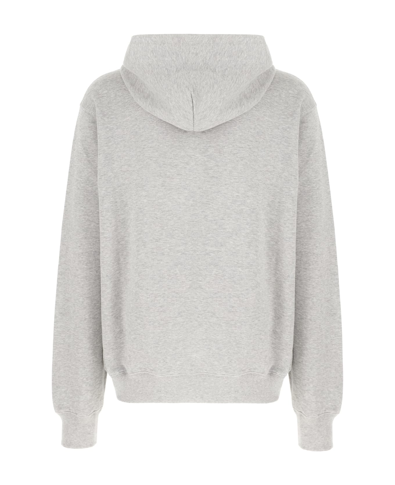 Gucci Melange Grey Cotton Oversize Sweatshirt - GREY MELANGE RED