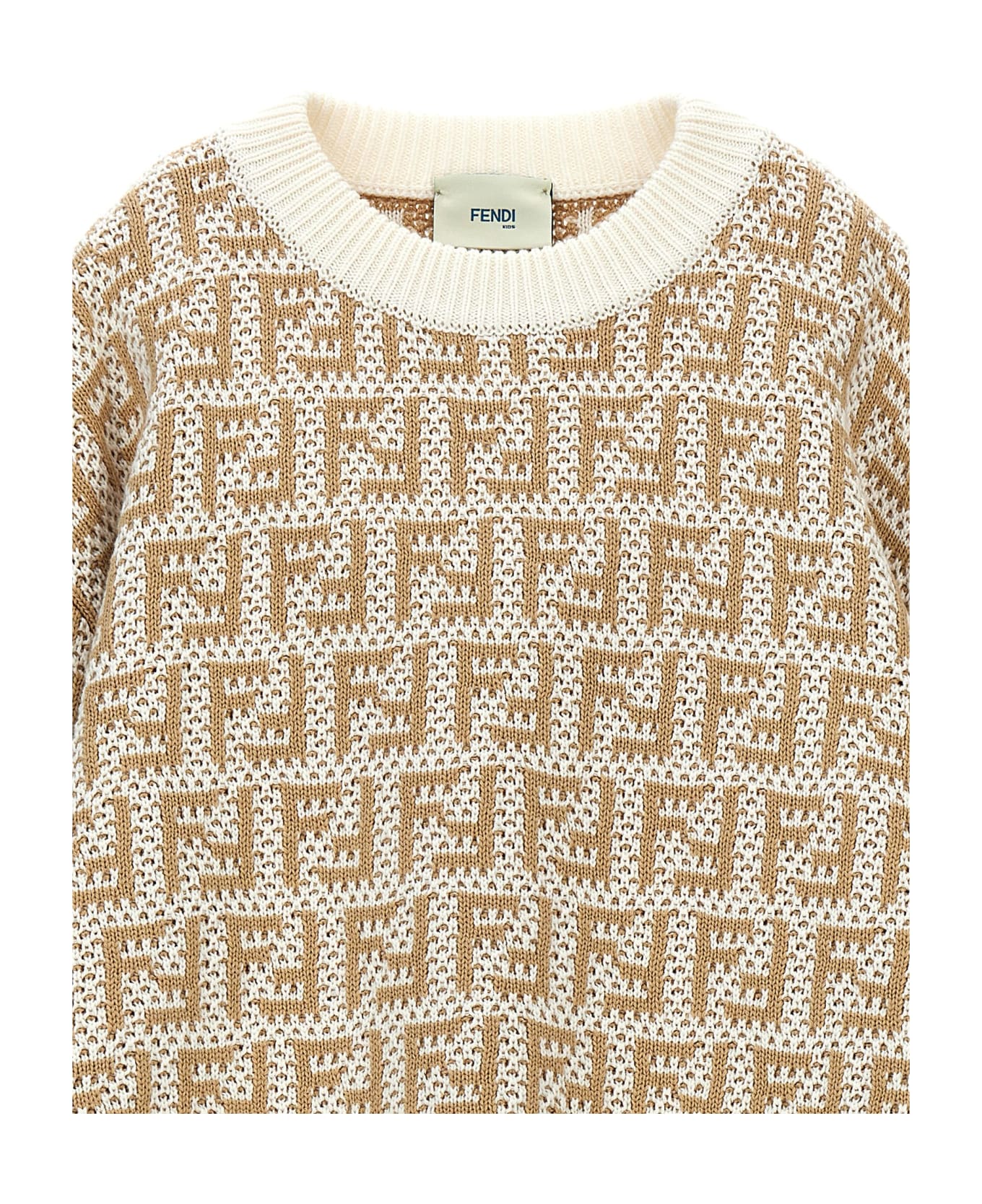 Fendi 'ff' Sweater - White