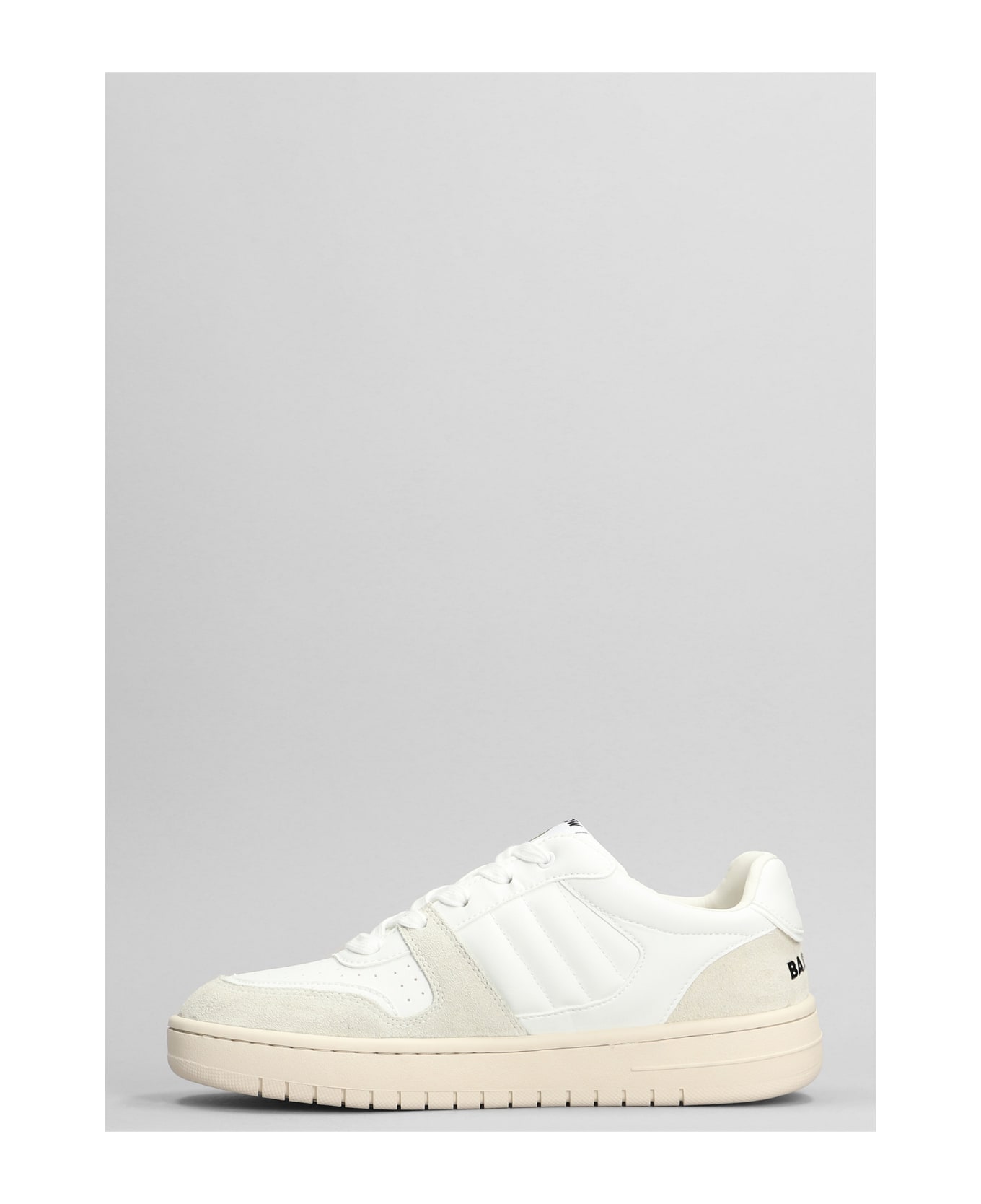 Barrow Sneakers In White Suede And Leather - white スニーカー