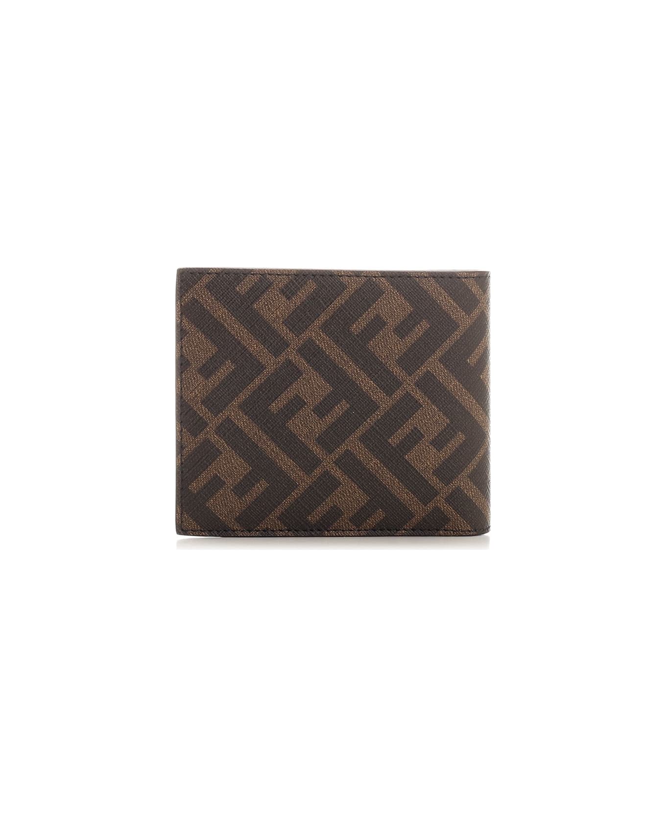 Fendi Diagonal Wallet - Brown