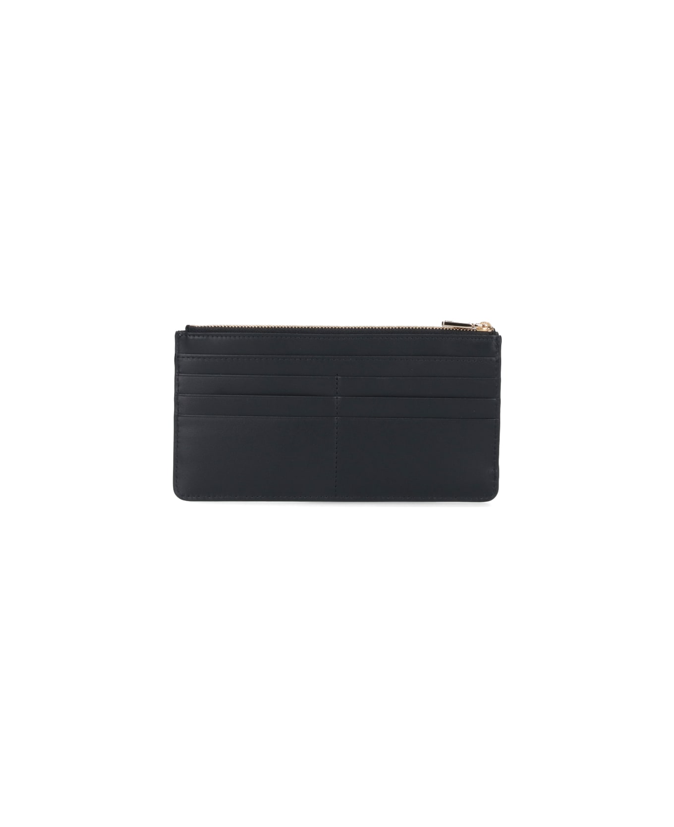 Dolce & Gabbana Logo Leather Cardholder - Black 財布