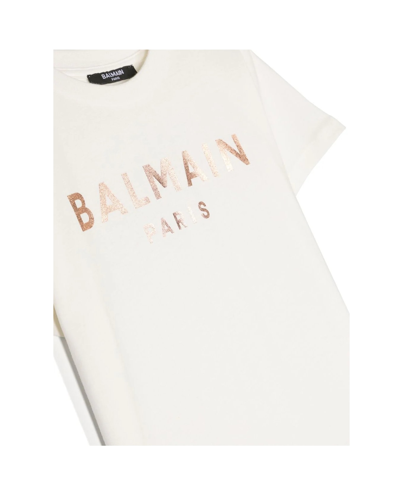 Balmain Logo T-shirt - Cream