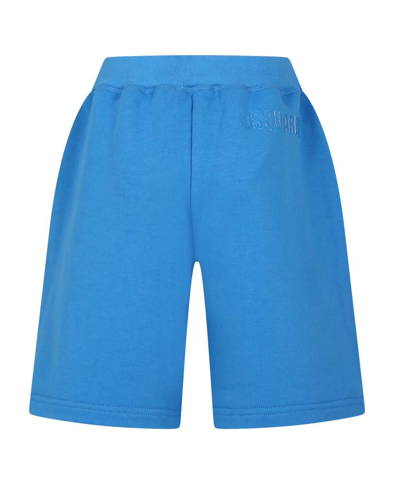 Dsquared2 Light Blue Sports Shorts For Boy - Light Blue