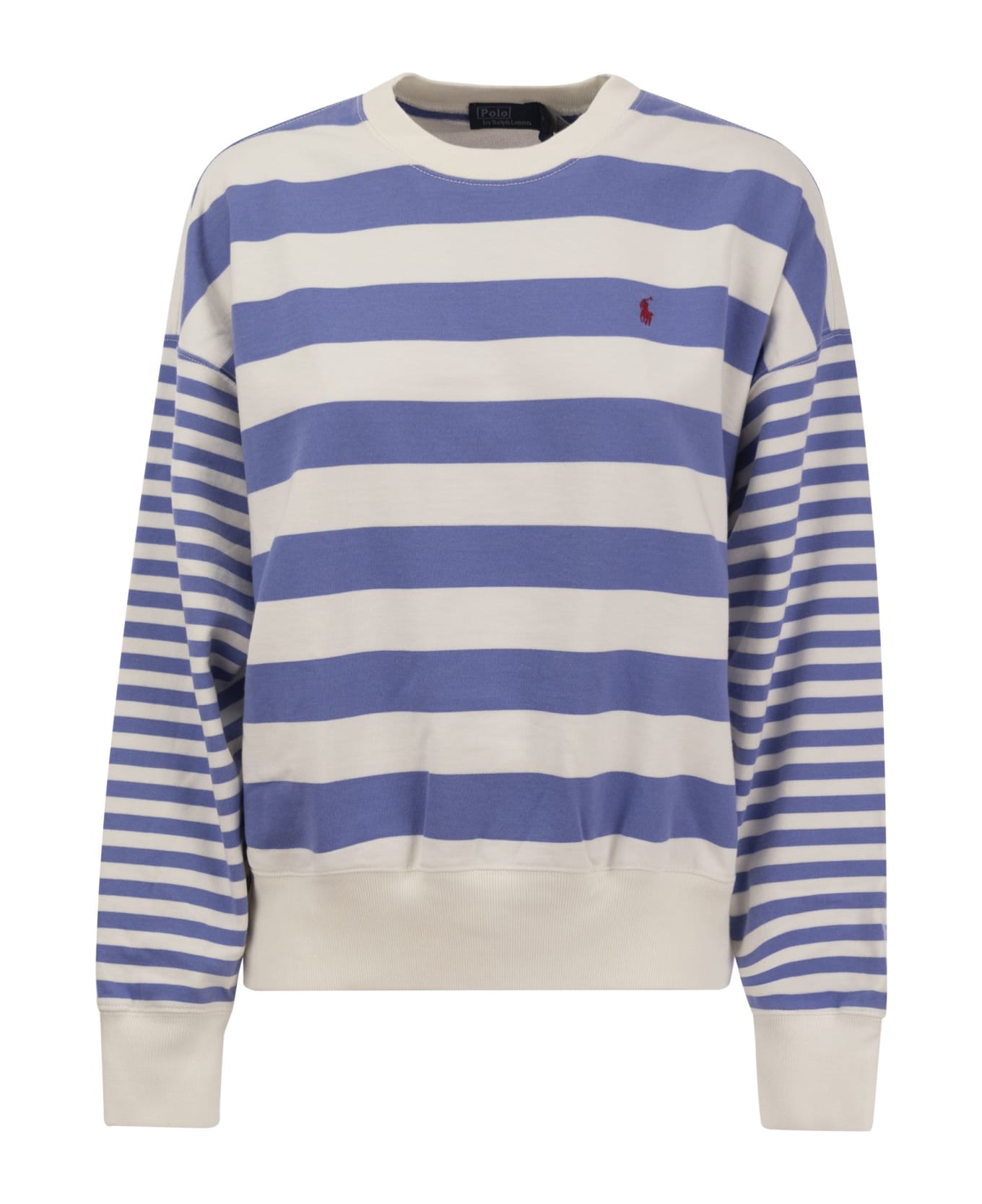 Polo Ralph Lauren Crew-neck Sweatshirt With Stripes Polo Ralph Lauren