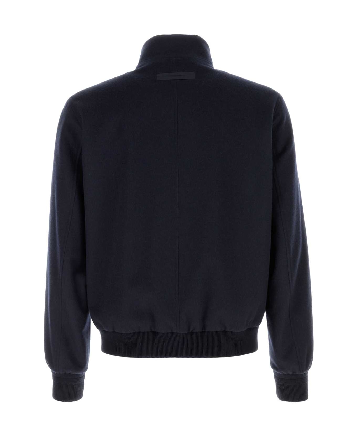 Zegna Dark Blue Cashmere Jacket - B99R