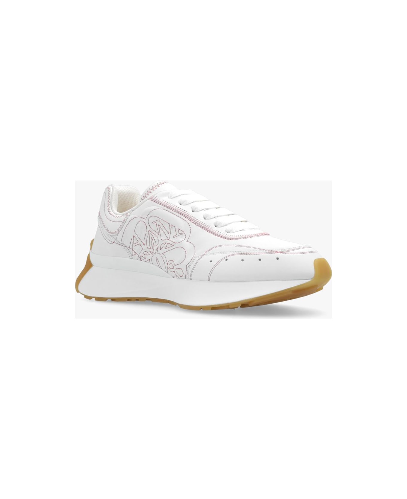 Alexander McQueen 'sprint Runner' Sneakers - Bianco