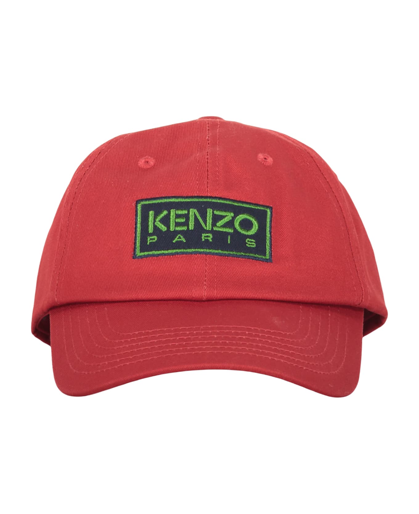 Kenzo Logo Baseball Cap - red