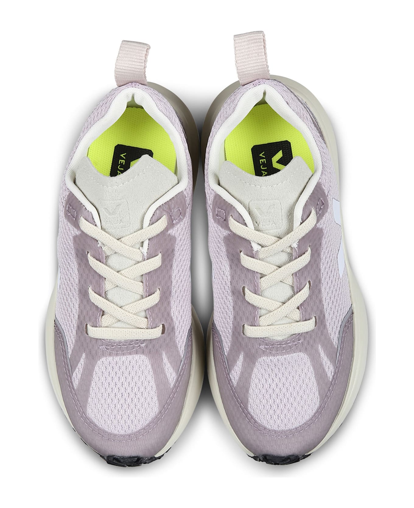 Veja Purple Sneakers For Girl With Logo - Violet