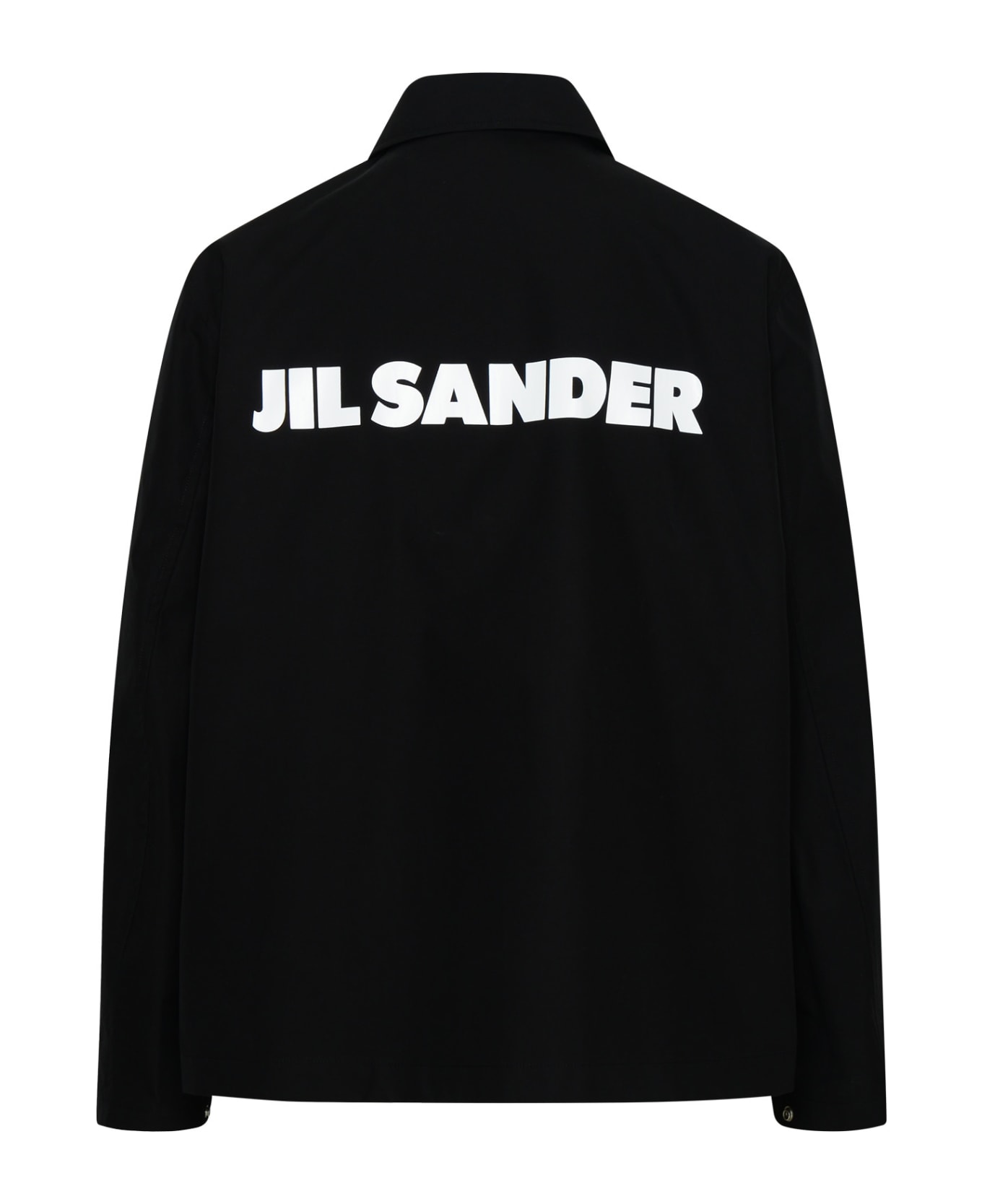 Jil Sander Black Cotton Jacket - Black