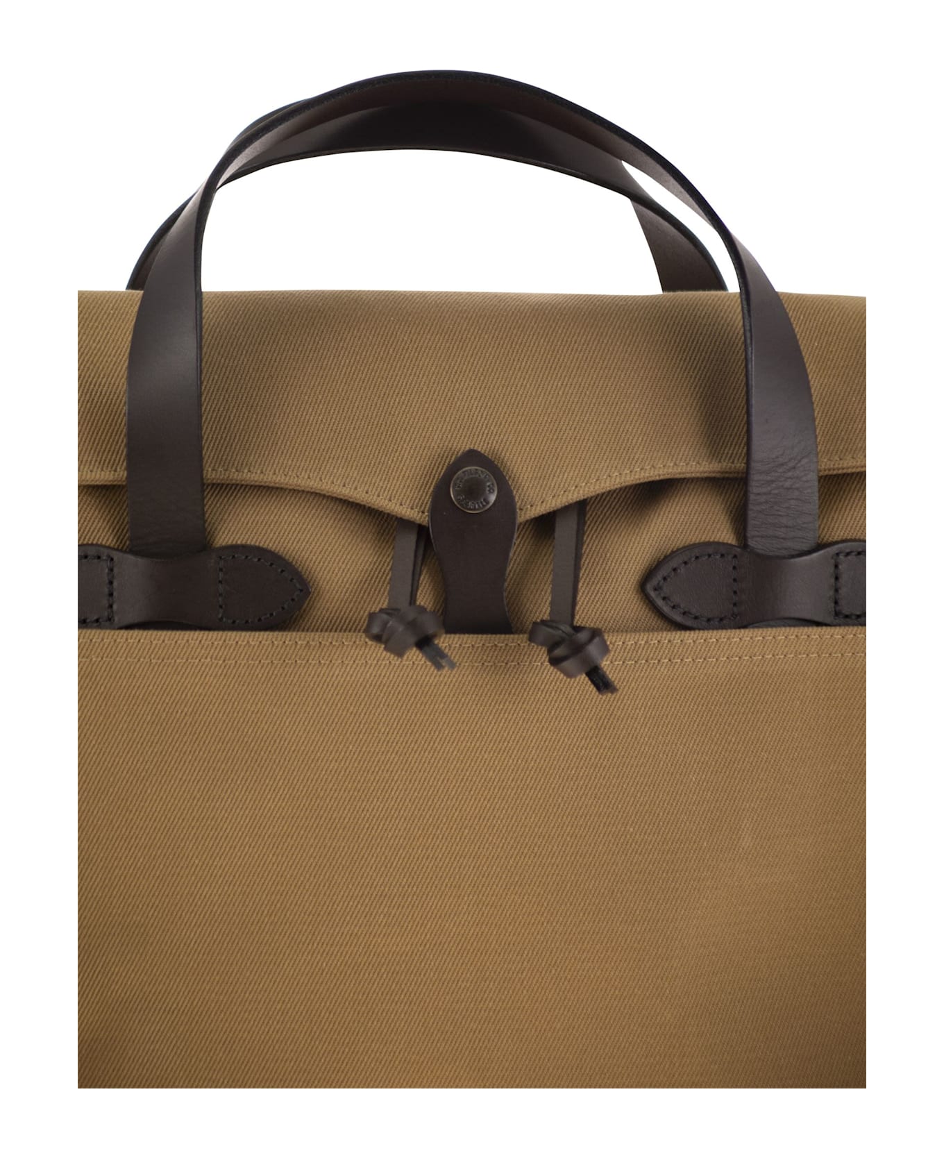 Filson Briefcase In Rugged Twill - Tan
