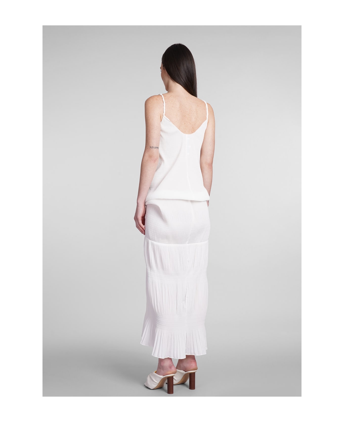 J.W. Anderson Dress In White Polyester - white