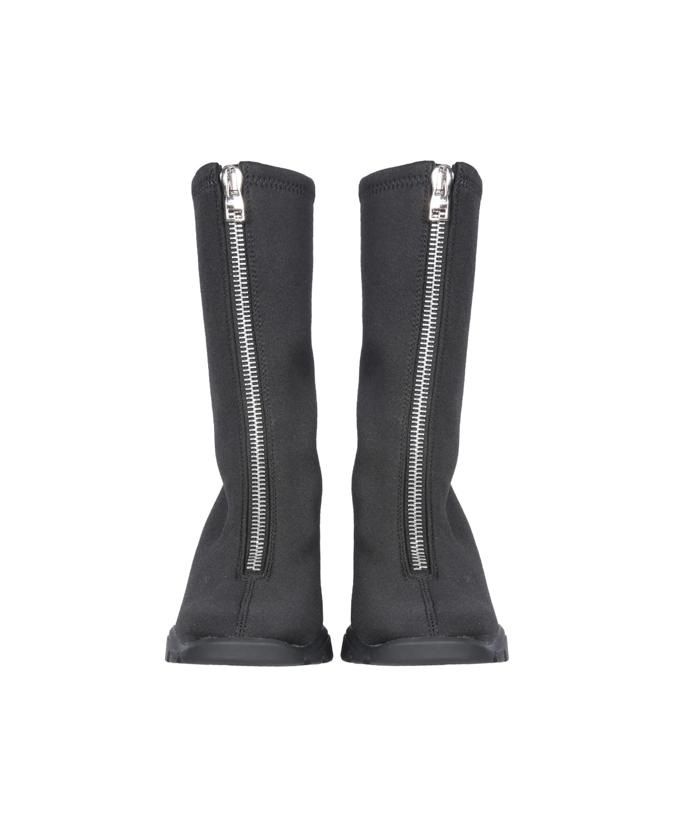Alexander McQueen Slim Tread Boots - BLACK
