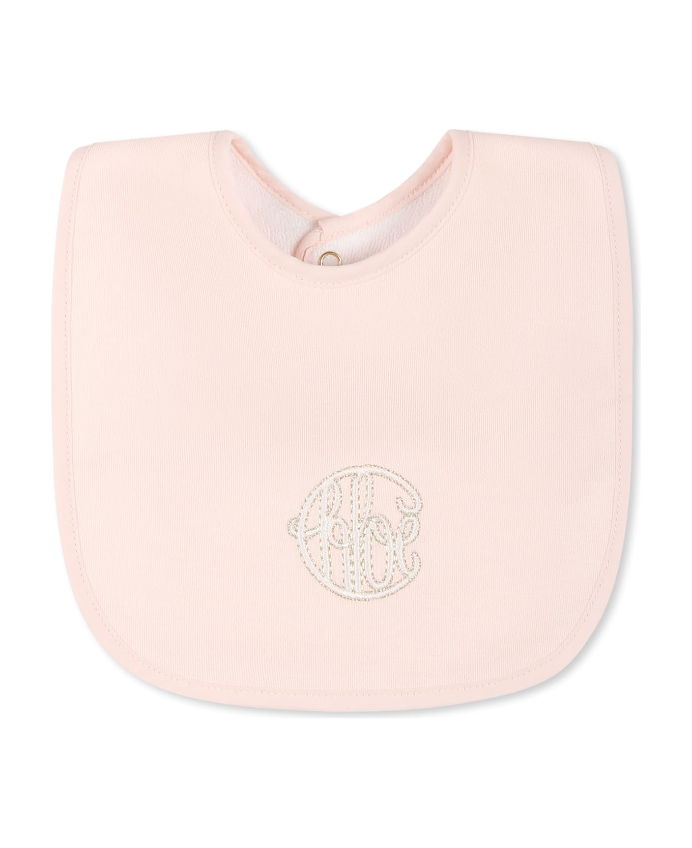 Chloé Pink Set For Baby Girl With Logo - Pink